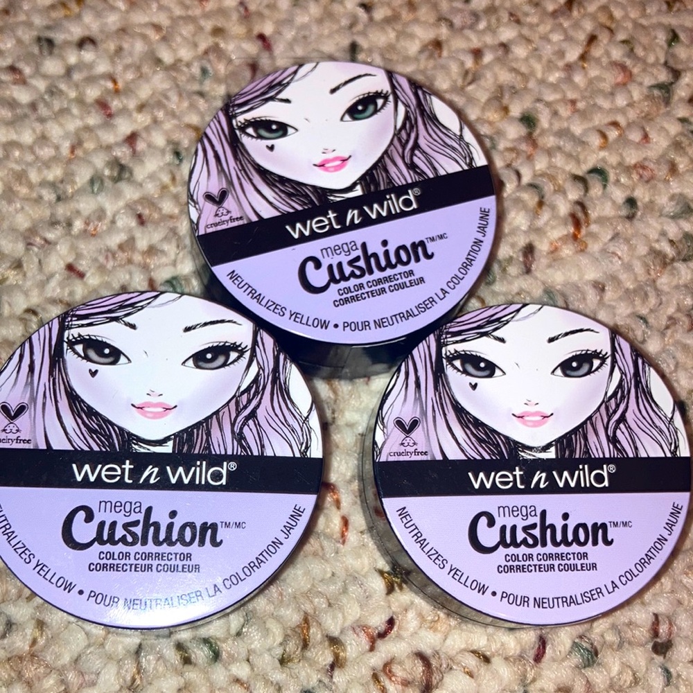 WetNWild megacushion color correctors (3) LAVENDER